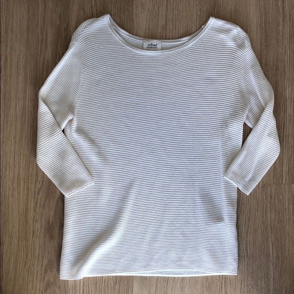 Aritzia Wilfred Blanchard Sweater in White - Picture 2 of 8